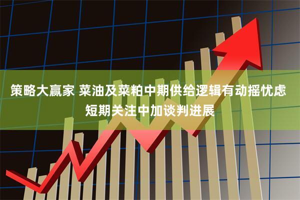 策略大赢家 菜油及菜粕中期供给逻辑有动摇忧虑 短期关注中加谈判进展