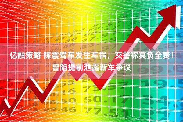 亿融策略 陈震驾车发生车祸，交警称其负全责！曾陷提前泄露新车争议